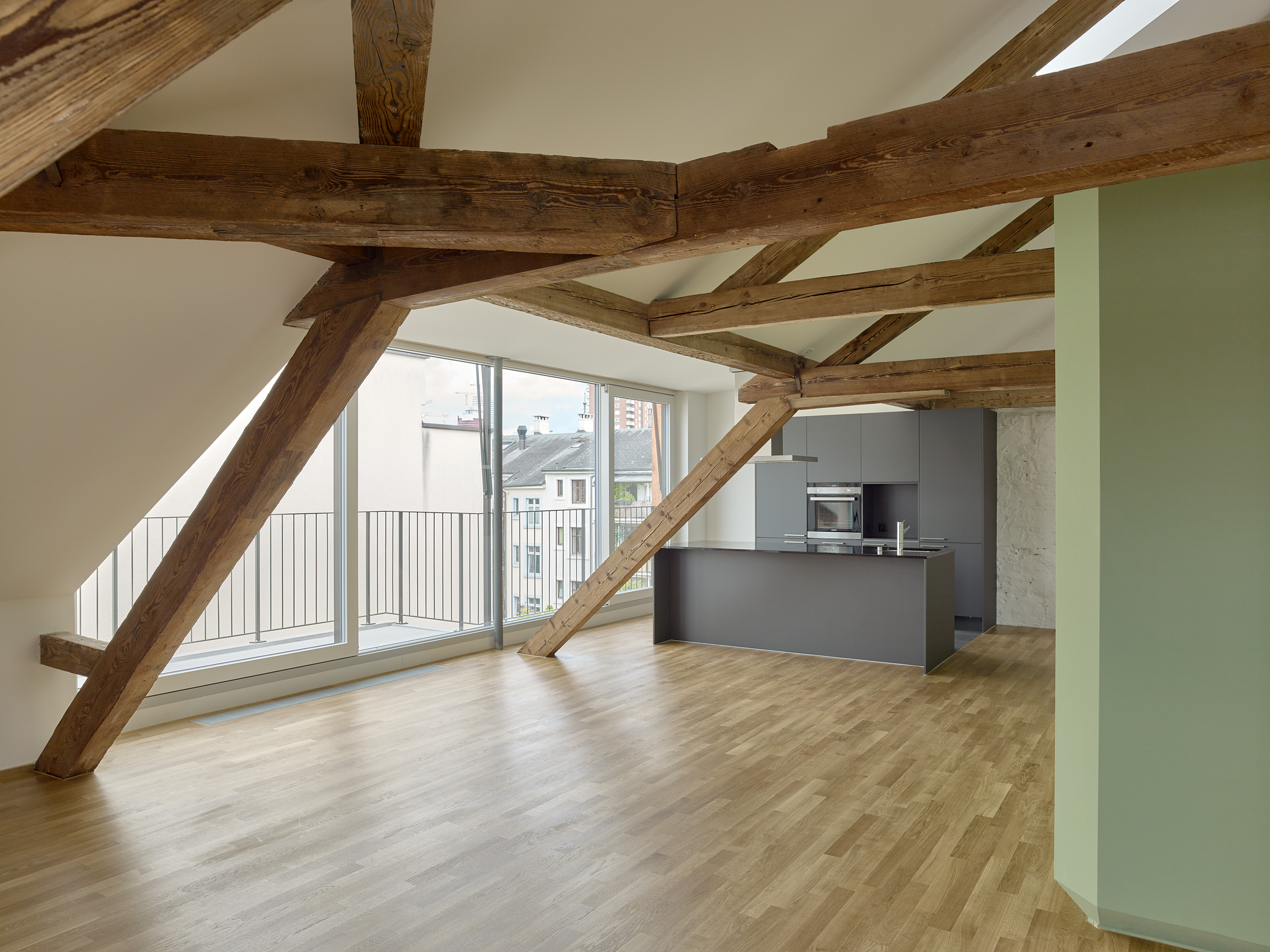 Dachausbau Klybeckstrasse, Basel